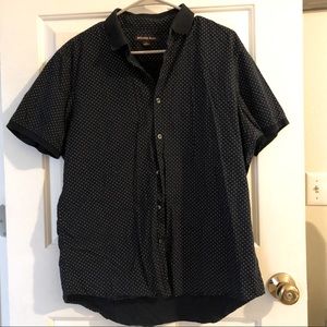 Michael Kors Short Sleeve Button Down Shirt Large